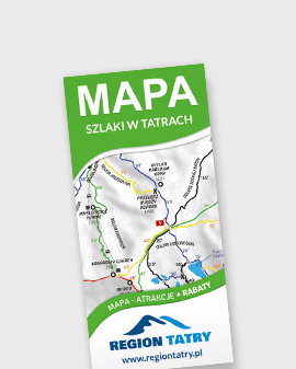 Mapa Szlako w Tatrach